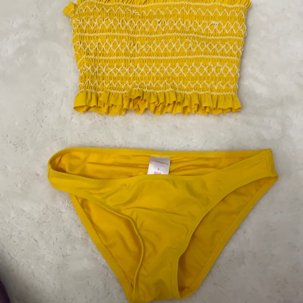 yellow bikini set